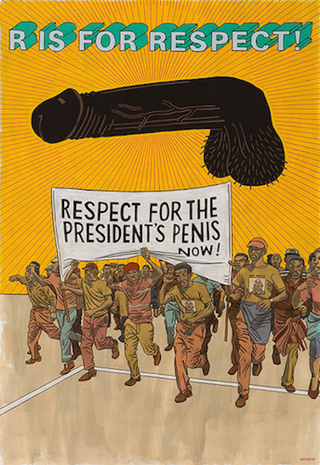 Illustration for article titled South African Government in A Tizzy Over Cartoons of President's Dick